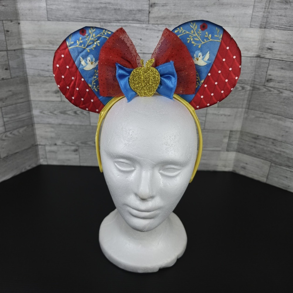 Snow White Minnie Ears Mickey Mouse Headband Disney Princesses